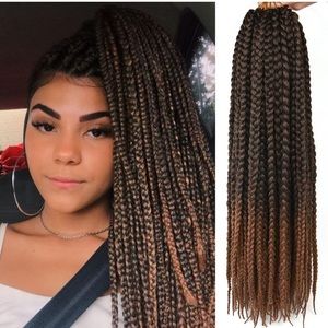 🍓4 for $25. 6 Packs Ombre Knotless Box Braids Crochet Hair 26 Inch. Brand new.